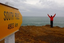 Slope Point: point le plus au Sud de l'île Sud.